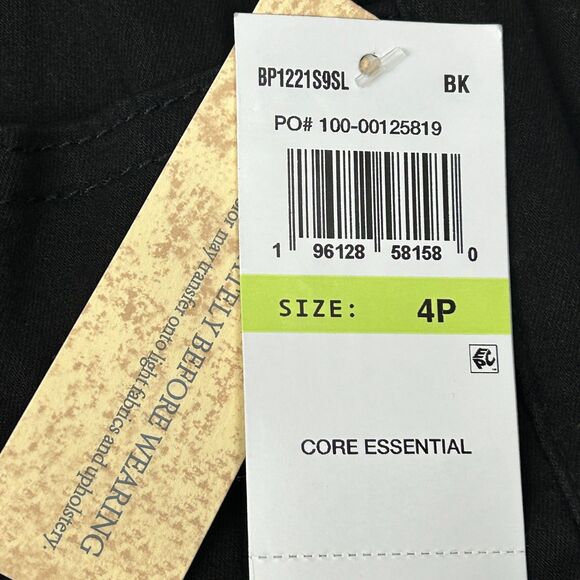 Democracy Itty Bitty Boot Jeans Black Denim size 4 Petite NWT - Picture 7 of 9